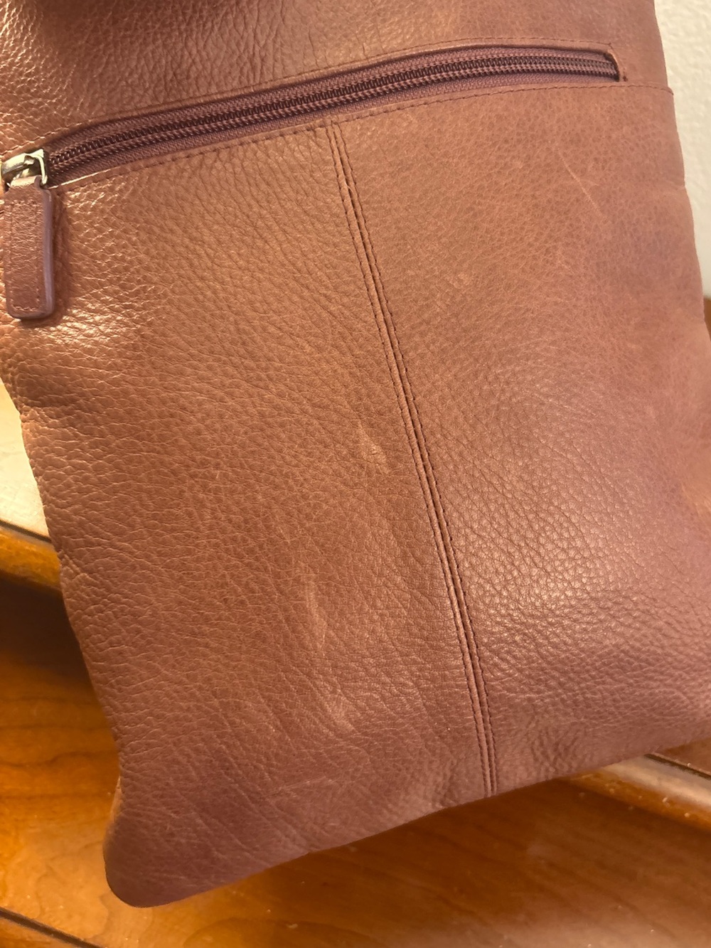 Radley London Brown Leather Phone Crossbody Bag Scottie Dog Tag - Picture 4 of 14